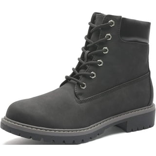 Yolanda Zula Women's Waterproof Work Boots Low heel Ankle Boots