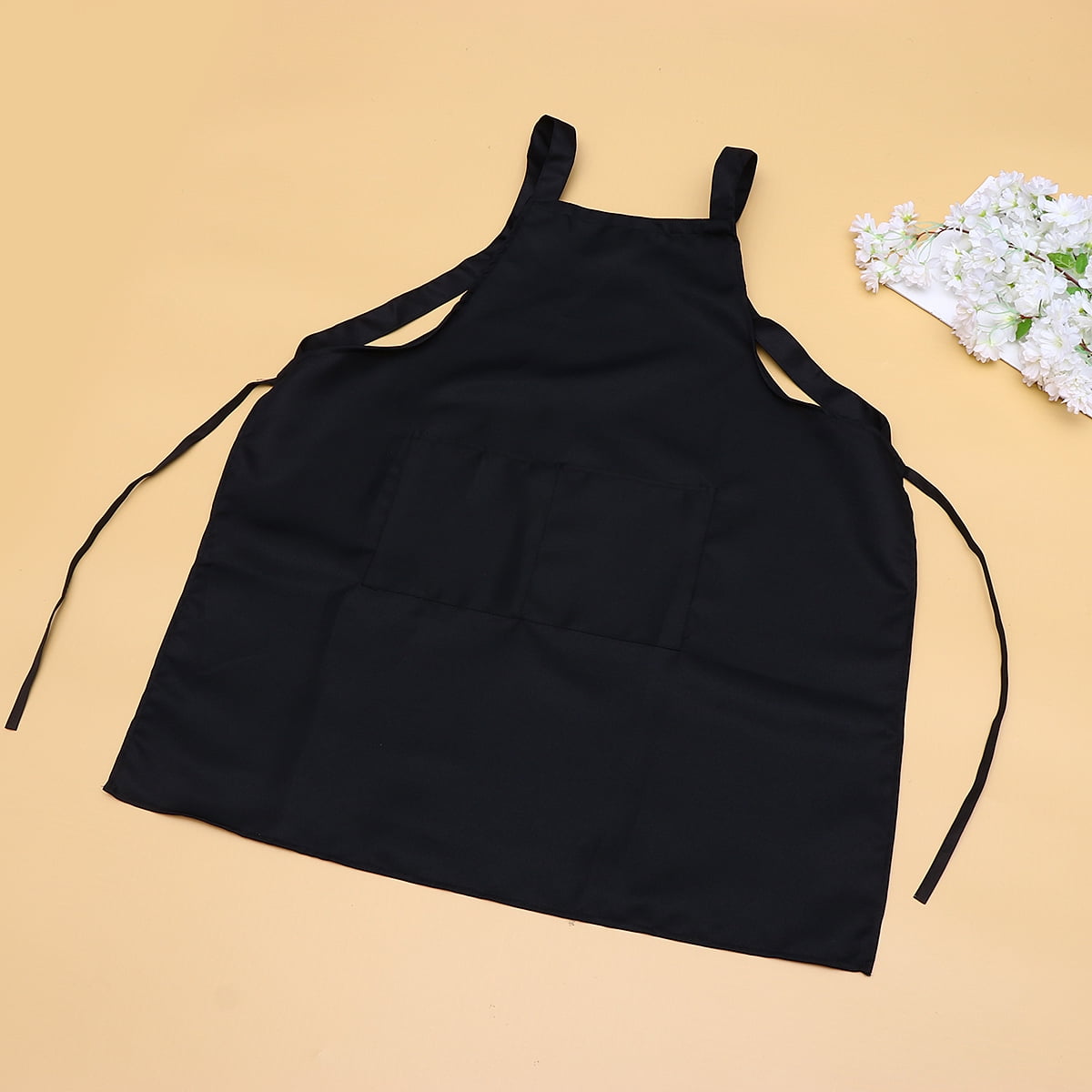 Waterproof Working Apron with Pocket Double Shoulder Strap