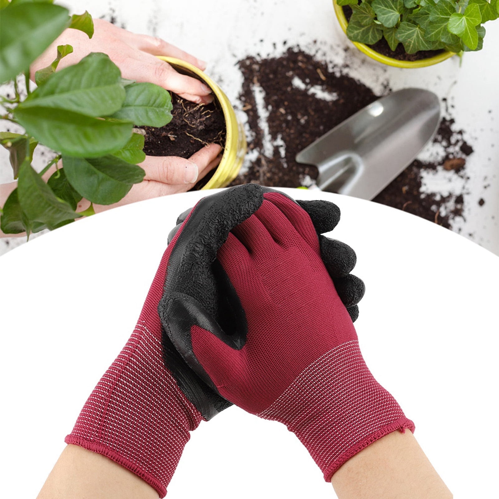 Waterproof Working Gloves, 9.06 Inch Length Garden Tools Gloves, For