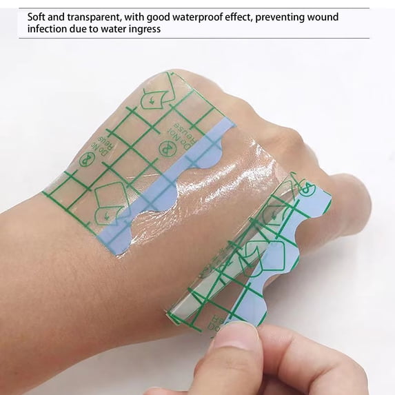 Waterproof Wound Dressing Tape for Bathing, 1 Rolladhesive Tape Allergy Prevention Postoperative Bath Application Navel Plaster Large Transparent Pu Film., Easter Mother'S Day Gift Makeup Organizers