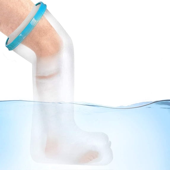 Waterproof XL Leg Shower Covers ~ Cast Shower Covers for Leg ~ Cast Covers for Shower Leg ~ Over 40 Inches of Coverage