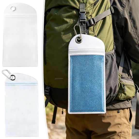 Waterproof Zip Lock Bags with Hang Hole - Reusable Travel Pouch for Toiletries Cosmetics Towels, Gym Storage organizer, Clear, Ccwuwei