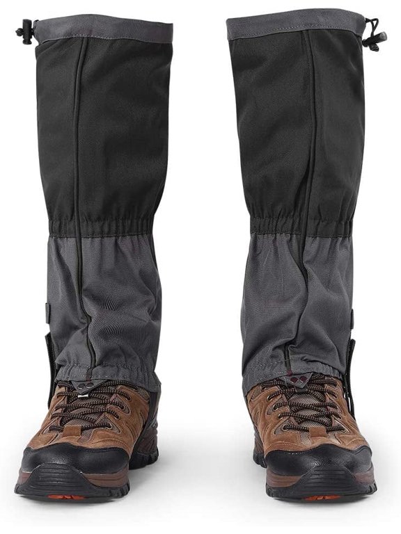 Waterproof and Adjustable Snow Boot Gaiters for Men & Women - Outdoor Hiking Gaiters