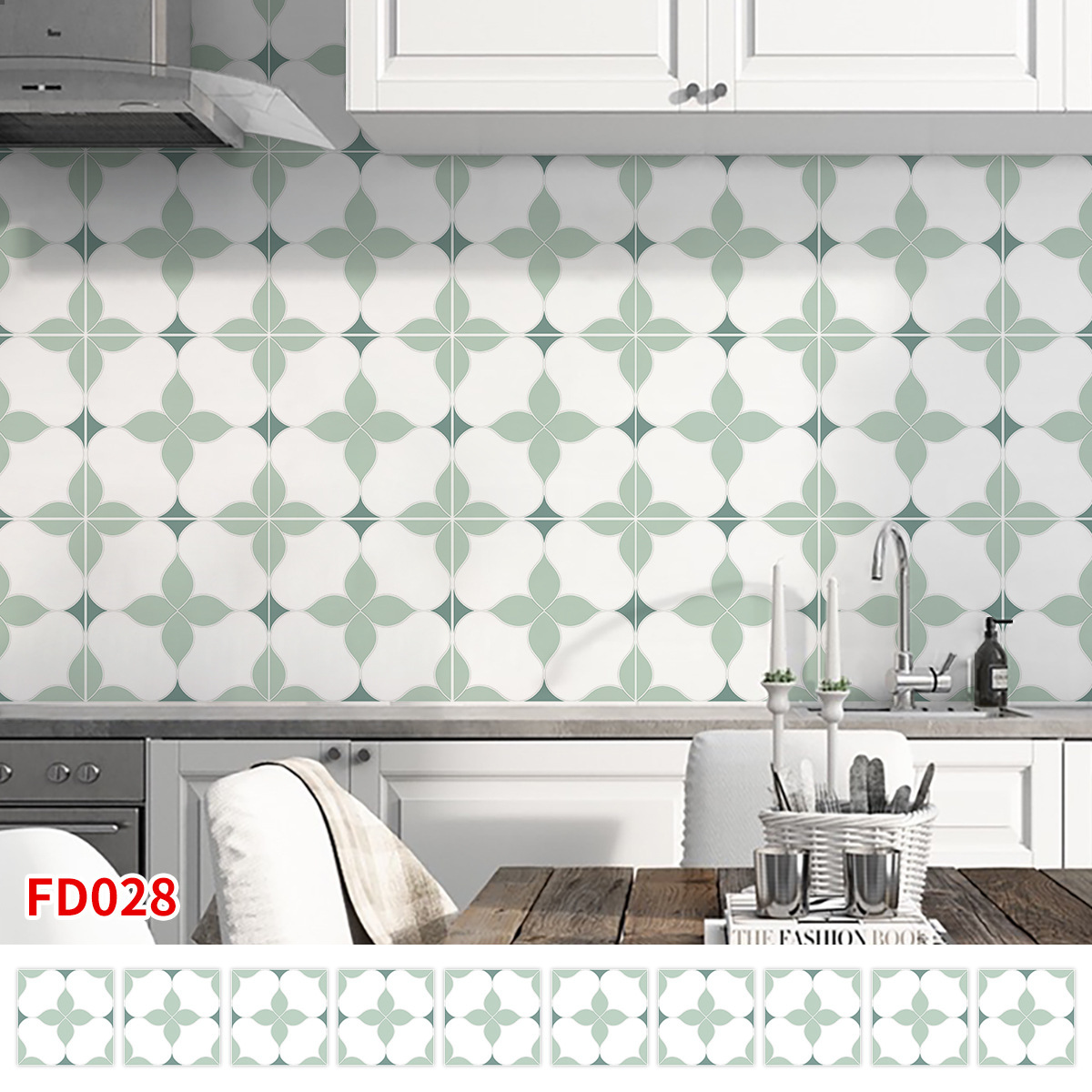 Waterproof and oil-proof decorative stickers for ceramic tiles ...