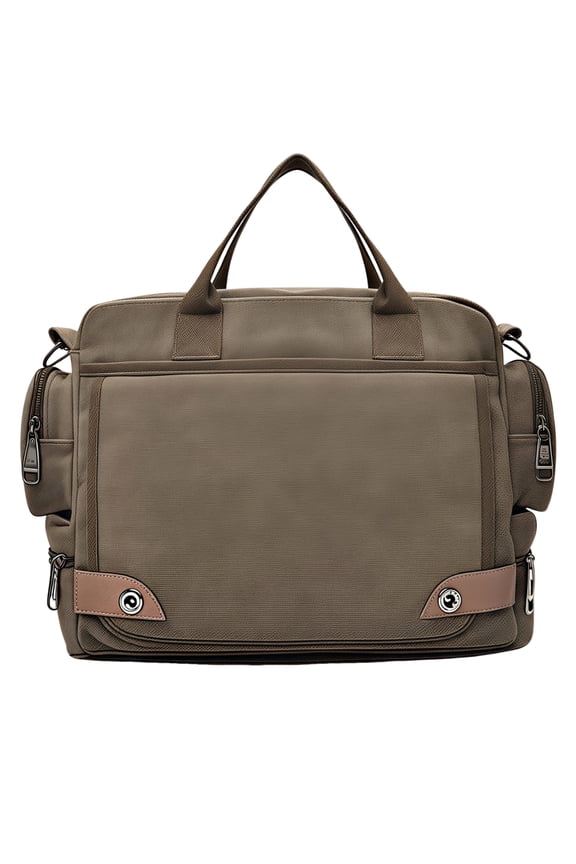 Xeie Canvas Briefcase Messenger Travel Satchel Shoulder Tablet School Tote Bag