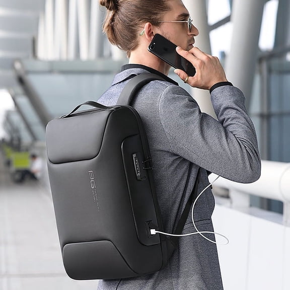 Waterproof business travel computer Backpack,Black