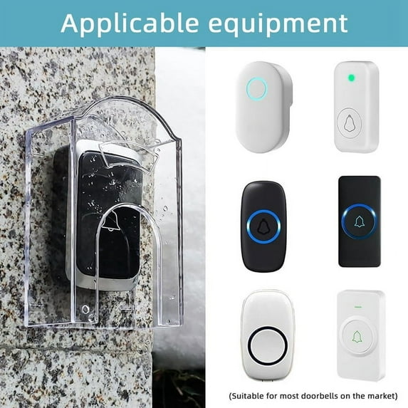 Waterproof doorbell button cover/ Proof Cover For Wireless/ Doorbells & & Sunshade Box For Access & Attendance Machines