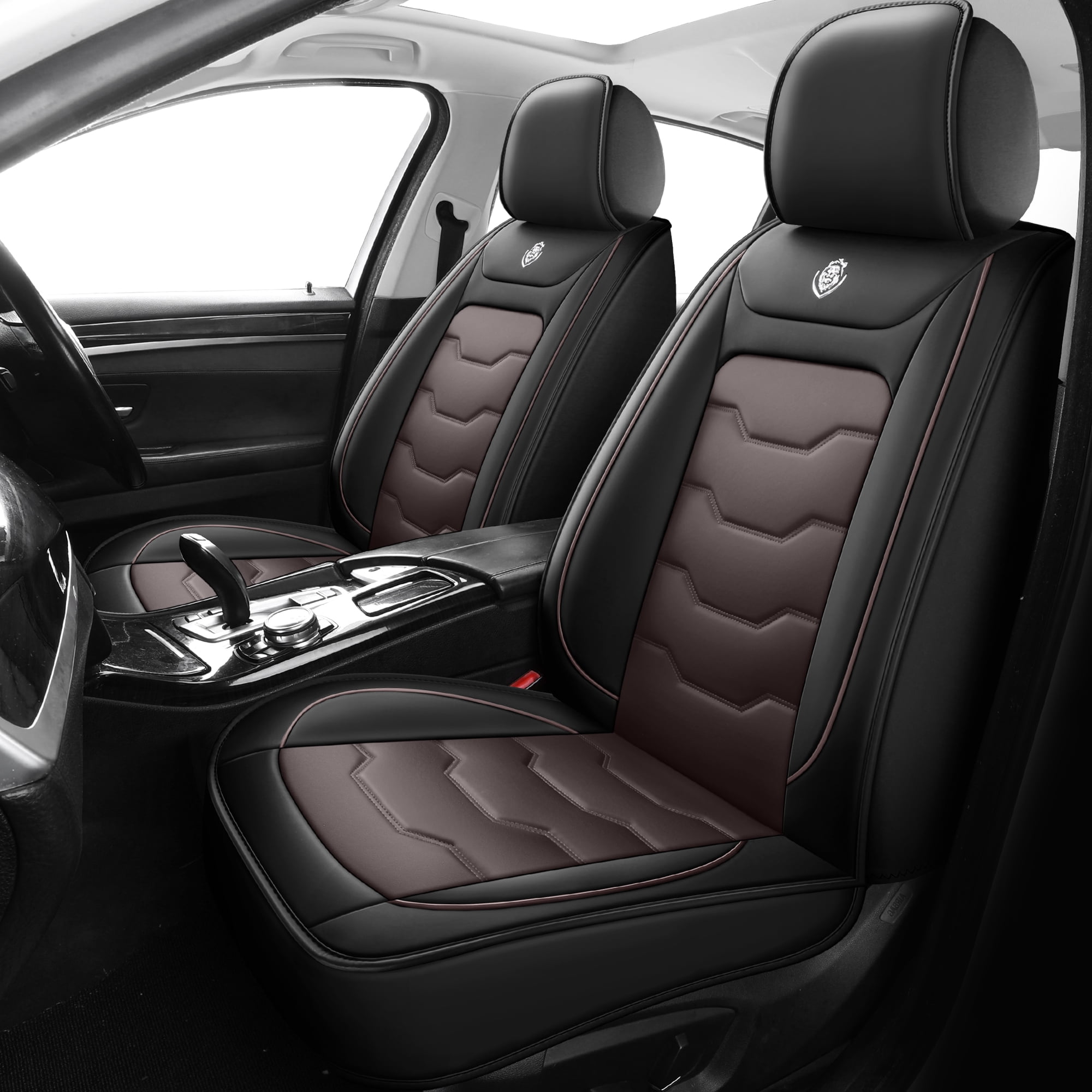 Waterproof five-seat car seat covers made of PU artificial leather, universal version, perfectly integrated with the original vehicle, suitable for most cars.