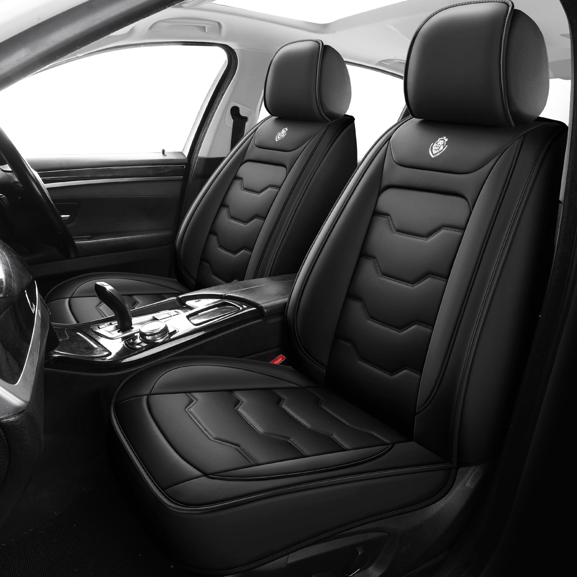 Waterproof five-seat car seat covers made of PU artificial leather, universal version, perfectly integrated with the original vehicle, suitable for most cars.