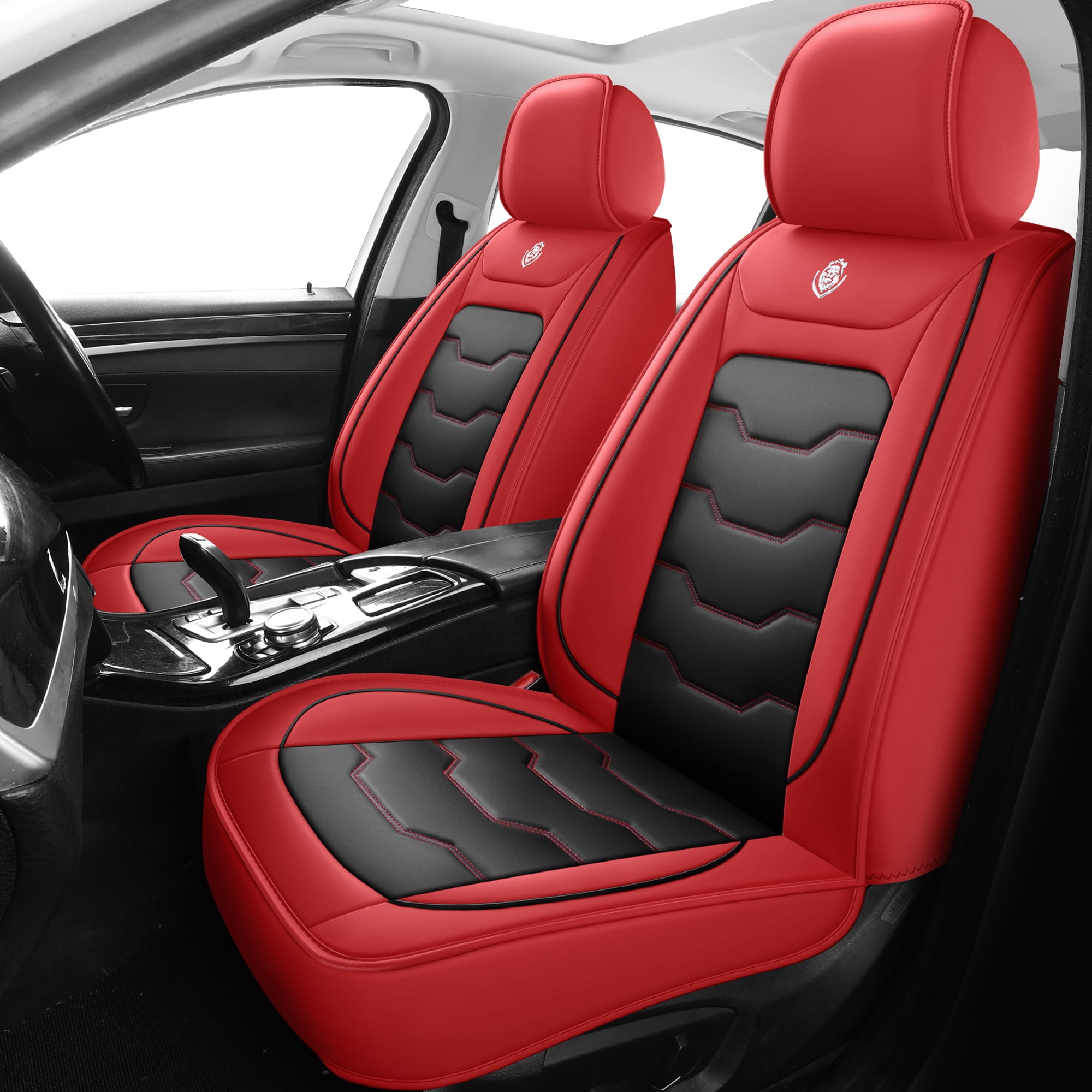 Waterproof five-seat car seat covers made of PU artificial leather, universal version, perfectly integrated with the original vehicle, suitable for most cars.