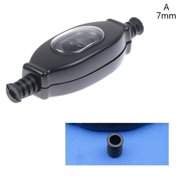 Waterproof in line switch cord switch round wire double cut switch Dust switch