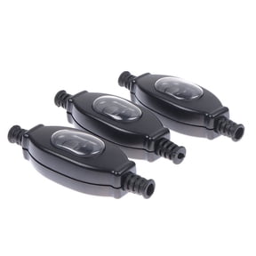 Waterproof in line switch cord switch round wire double cut switch Dust switch