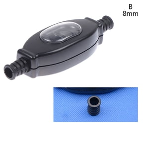 Waterproof in line switch cord switch round wire double cut switch Dust switch