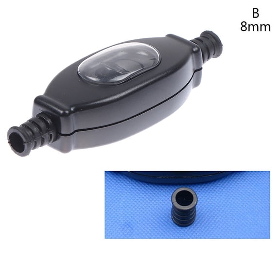 Waterproof in line switch cord switch round wire double cut switch Dust switch