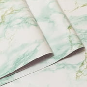 Waterproof marble wallpaper for stylish kitchen renovation (40cm*10m)