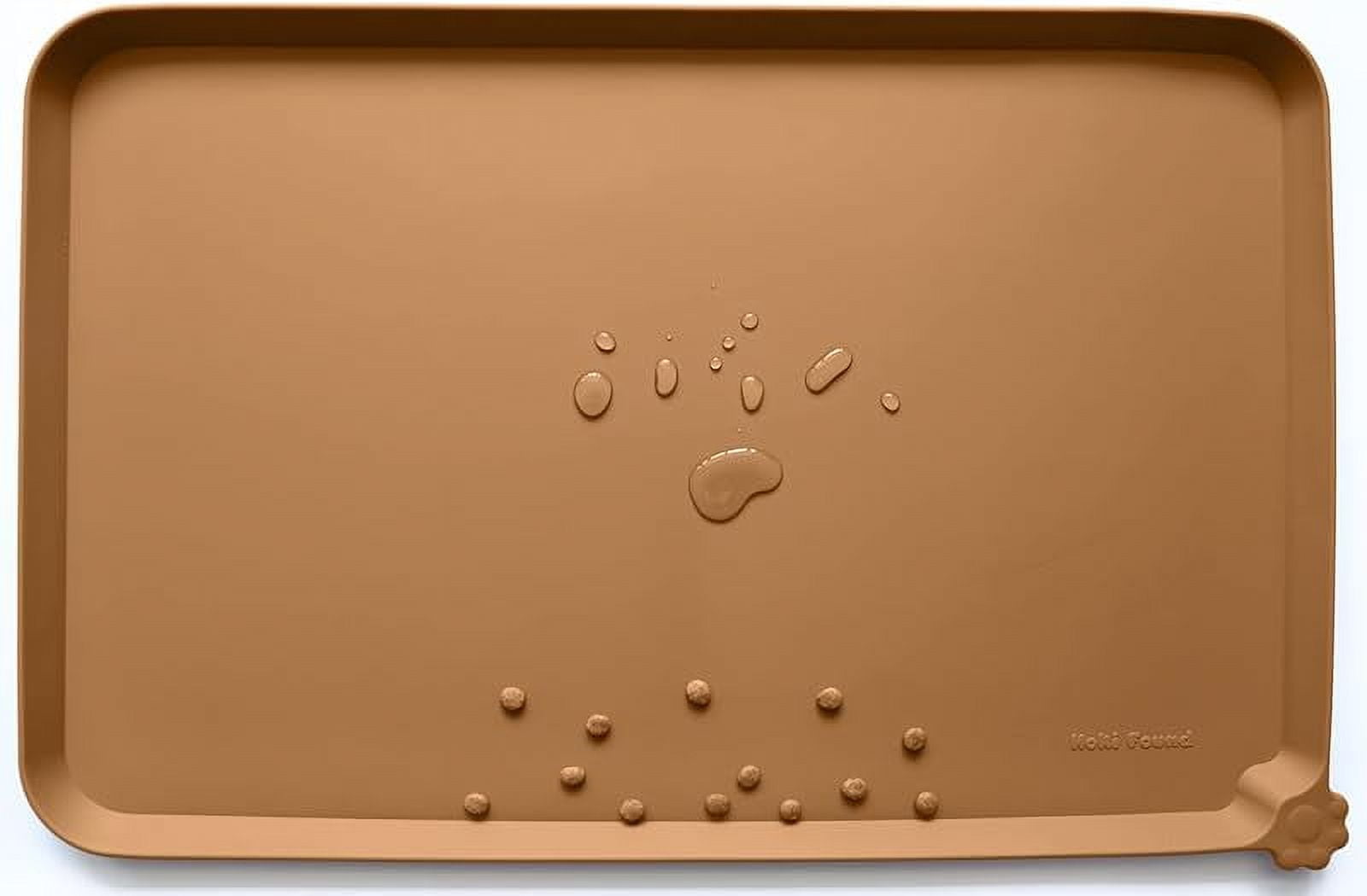 Waterproof pet feeding mats with high lipsmultiple size and colors for
