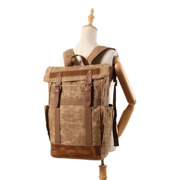 Waterproof retro backpack,Army Green