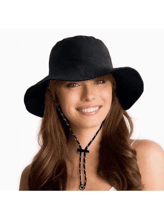 Waterproof women's bucket hat UPF 50+sun protection hat, foldable women's rain hat, lightweight hiking hat