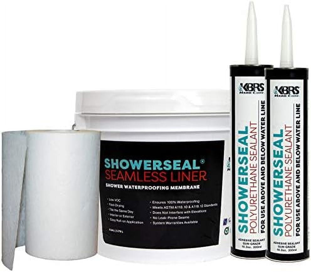 Waterproofing 1 Shower Installation Kit Includes Liquid Waterproofing