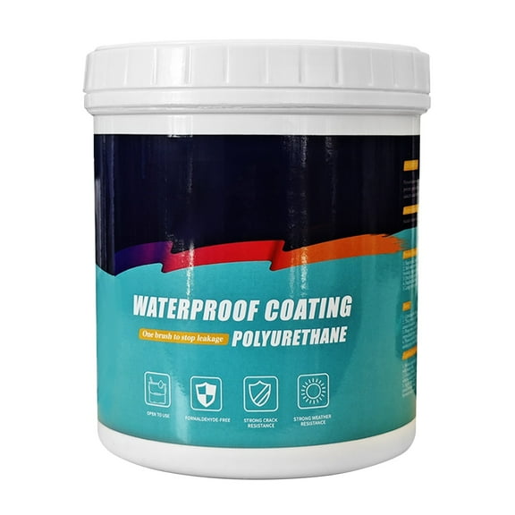 Waterproofing Coating Leakage Repairing Coating Polyurethane Coating Liquid Sealant Indoor Outdoor Agent for Roof Walls Bathroom,Eco-Friendly Waterproof Sealant,Polyurethane Coating,Blue