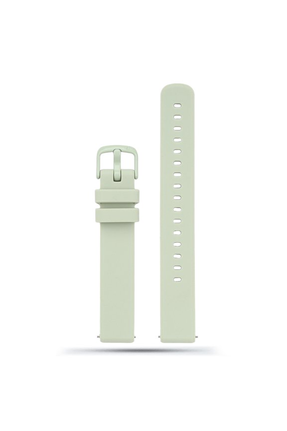 Waterproofing Rubber Watch Strap Fit For Garmin Lily2 Silica Gel Smart Watch Movement Women's Bracelet 14mm Black/White/Green