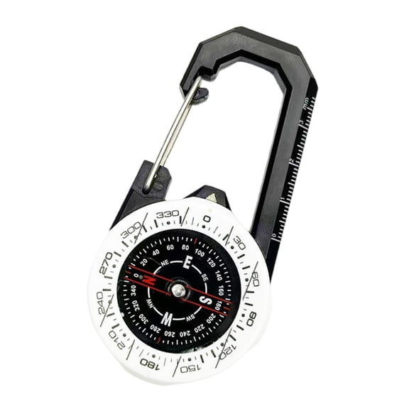 Waterproofs Carabiner Compasses Portable Outdoor Sports Directional Guide Small Pocket Compasses Backpacking Accessory
