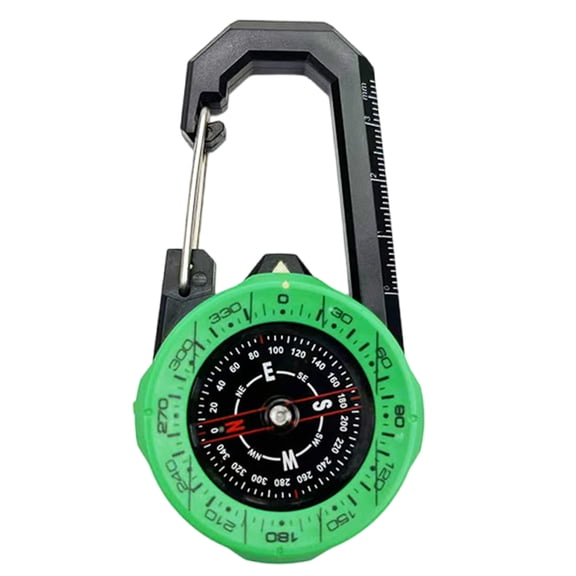 Waterproofs Carabiner Compasses Portable Outdoor Sports Directional Guide Small Pocket Compasses Backpacking Accessory