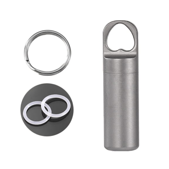 Waterproofs Pills Box Small Medicine Bottles Pocket Case for Travel & Daily Use