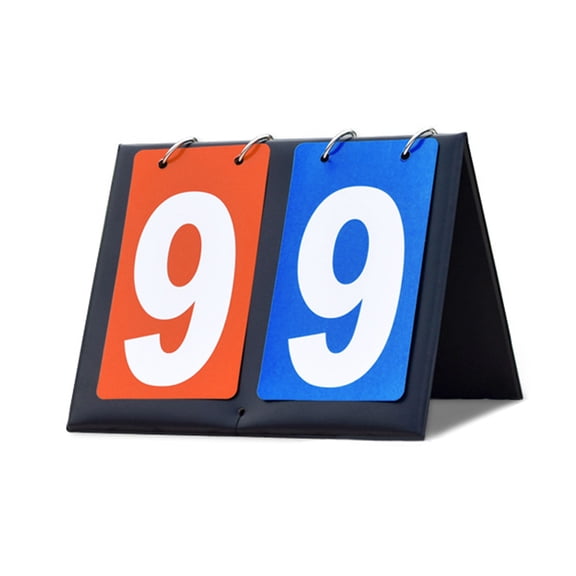 Waterproofs Score Board Tabletop Flipping Scoreboard Scores Keeper Score Flippers for Basketball Volleyballs Table Tennis