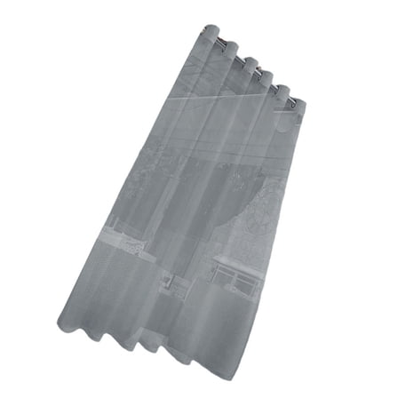 Waterproofs Voile Outdoor Curtains Transparents Patioes and Gazeboes Eyelet Curtains