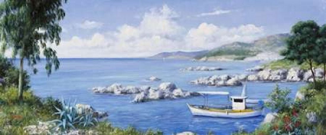 Waterrock Canvas Art - Peter Motz (24 x 48)