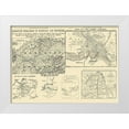 thumbnail image 1 of Waters 18x14 White Modern Wood Framed Museum Art Print Titled - United States War Diagrams - Waters 1861, 1 of 4
