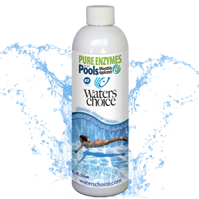 Waters Choice Pure Enzymes for Pools, Natural, Safe, NonToxic Monthly