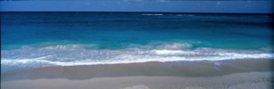 Waters Edge Barbados Caribbean Canvas Art - Panoramic Images (36 x 12)