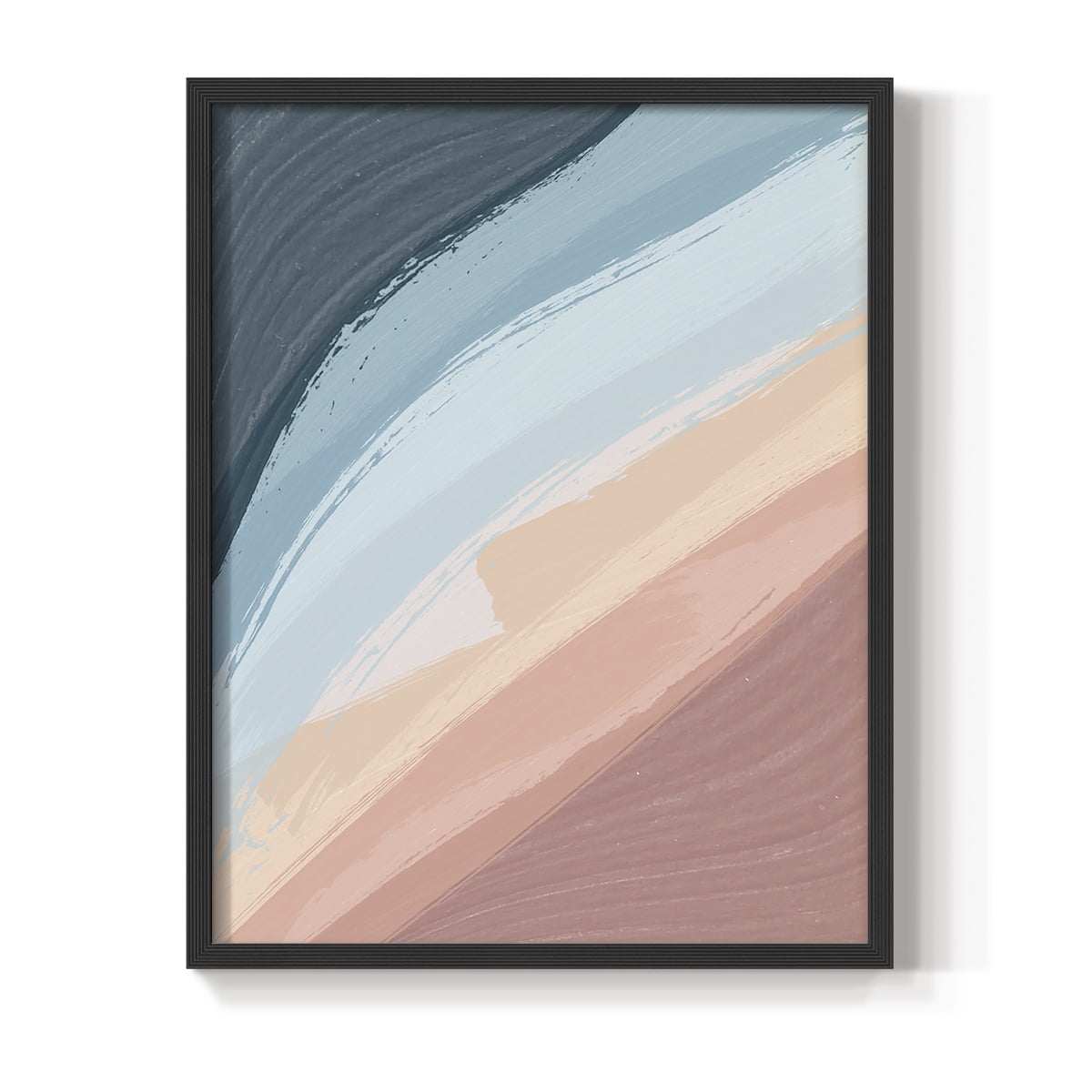 Waters Rolling Framed Print in Black Solid Wood 11 x 14 Framed Print