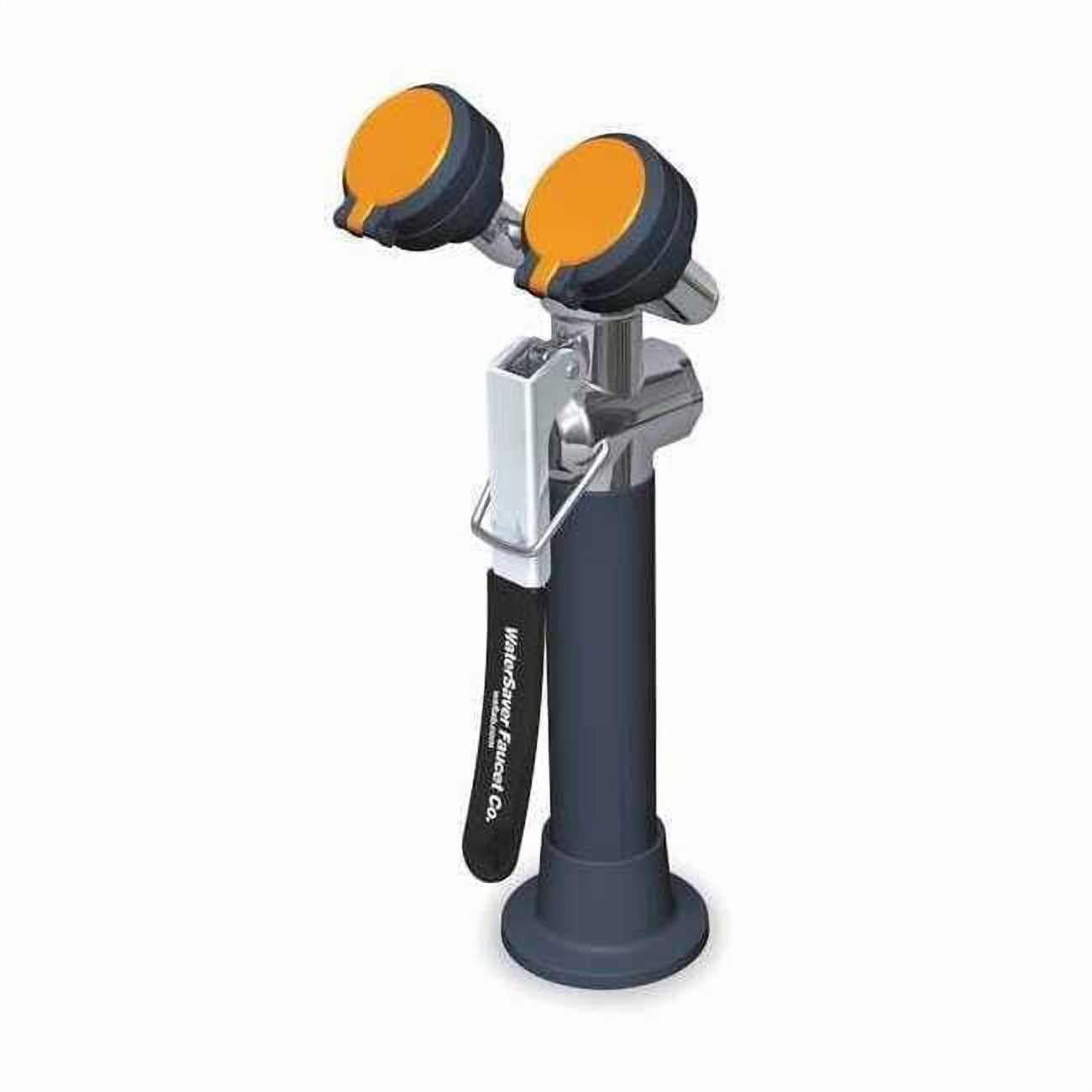 Plumbed Eyewash, Counter Mount, Plumbed, 11 11/12 in H., 4 1/6 in W EW1022