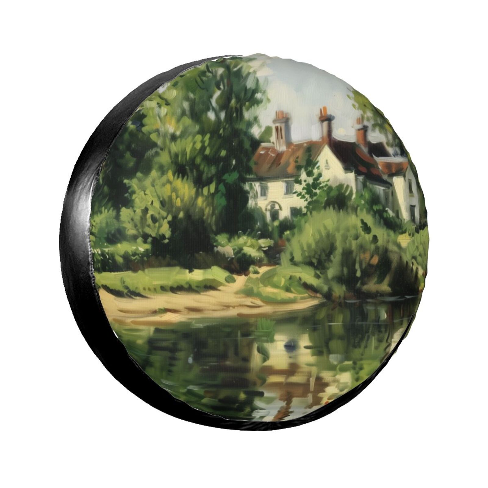 Waterside A Traditional in Nature Camping spare tire cover, wheel