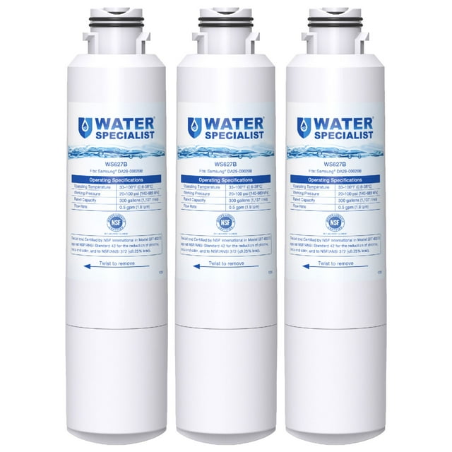 Waterspecialist DA2900020B Refrigerator Water Filter, Replacement for