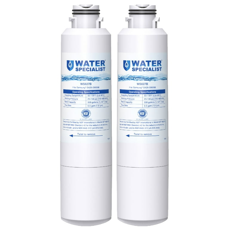 DA29-00020B Refrigerator Water Filter, Replacement for Samsung DA29-00020A/B,  H