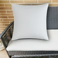 thumbnail image 1 of Watertight Outdoor Pillow Cover 20x20 inch - Modern Solid Color Cushion Cover for Patio Furniture, Weather Resistant Backrest Pillow Case for Garden, Poolside, Deck - Easy Clean, 1 of 7