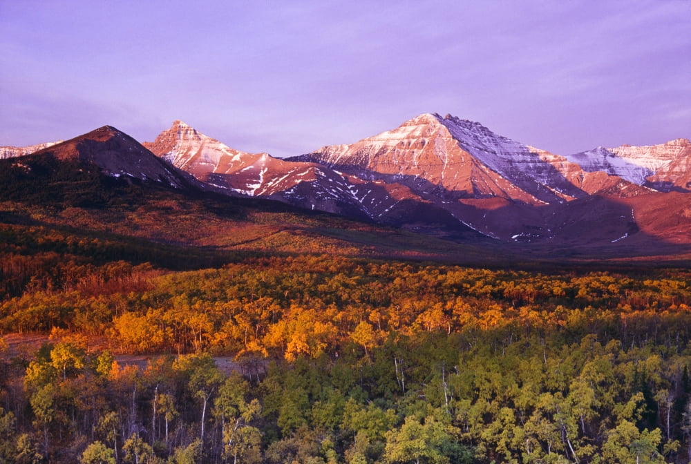 Waterton Lakes National Park Alberta Canada Canvas Art - Bilderbuch Design Pics (18 x 12)