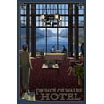 thumbnail image 1 of Waterton National Park, Prince of Wales Hotel Interior (12x18 Wall Art Poster, Room Decor), 1 of 3