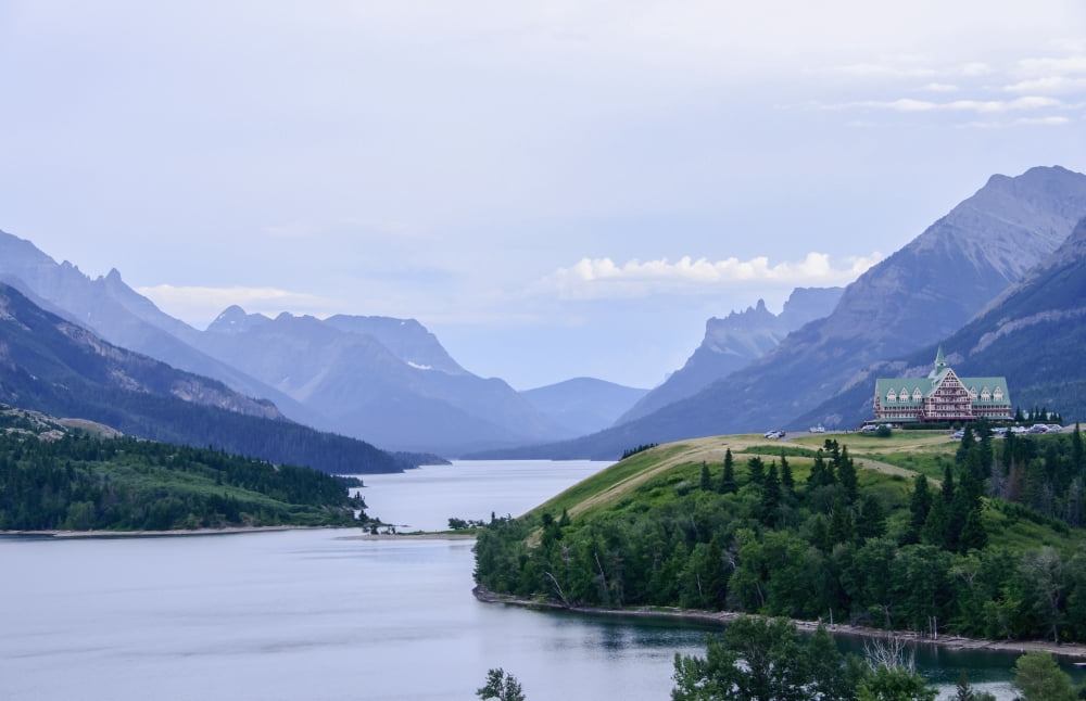 Waterton Valley in Waterton Lakes National Park Alberta Canada Canvas Art - Michael Lenaour Design Pics (19 x 12)