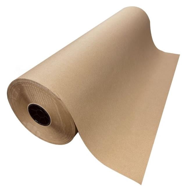 Waterville M36KRAFTROLL 36 in. x 1350 ft. 40pb 1 in. Core Kraft Paper Roll, Natural