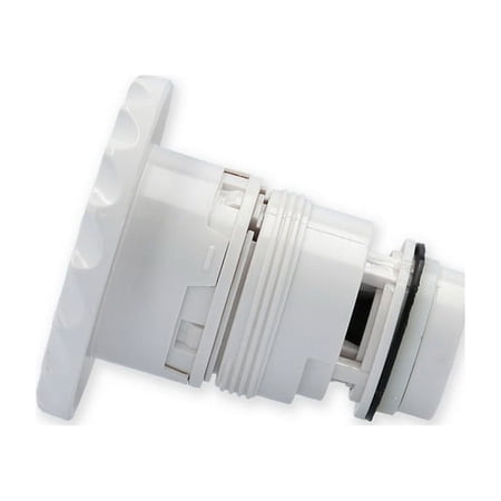 Waterway 210-6080 Jet Internal, Waterway Poly Jet, Adjustable Deluxe, Directional, 3-1/2" Face, White