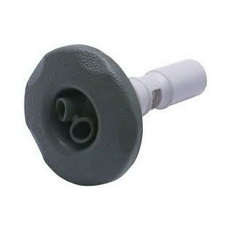 Waterway 229-7950 Jet Internal, Waterway Mini Storm, Thread-In, Twin Roto, 3" Face, 5-Scallop, Textured, White