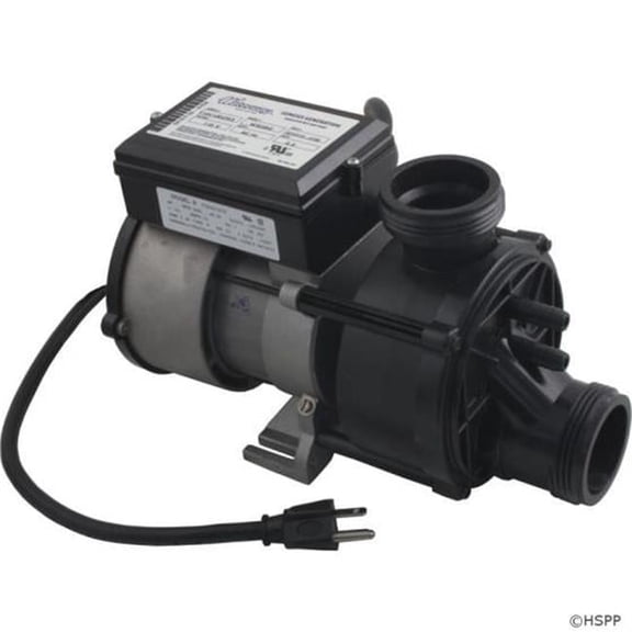 Waterway 321FF10-1150 115V 5.5A Bath Pump Waterway Genesis Front & Top with Air Switch