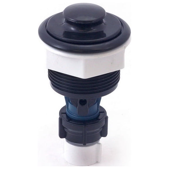 Waterway 400-3021 Drain Valve, Waterway Hose Drain w/ Niche, 3/4", Black