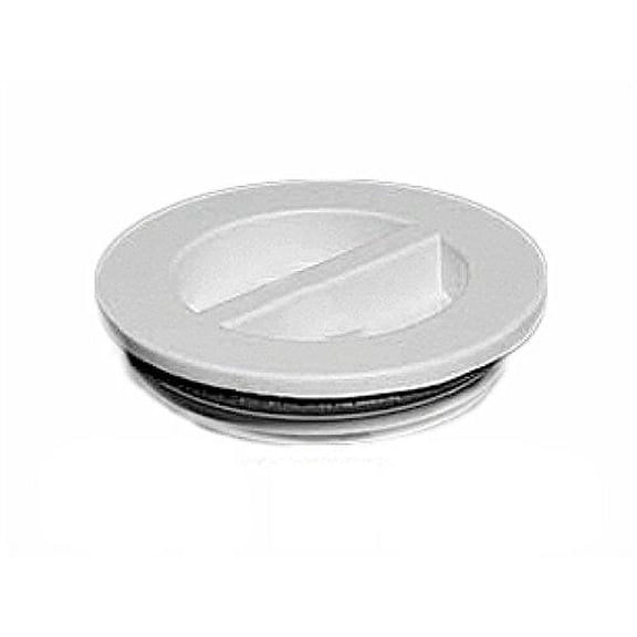 Waterway 400-4149-DKG Flush Plug 1.5" with Gasket - Dark Grey