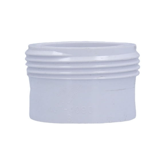 Waterway 417-4090 Tailpiece, Heater Union, Waterway, 1-1/2"MBT x 1-1/2"S (Split Nut Tailpiece)